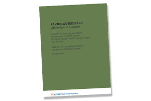 Xolair pakningsvedlegg 150 og 300 ml 